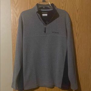 Columbia Men's Grey Half-Zip Sweater